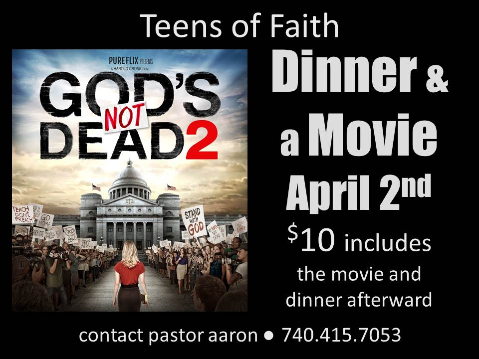 Teens - dinner and a movie